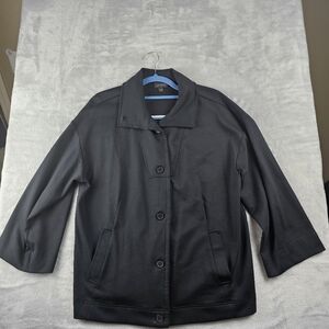 J. Jill Wearever Black Jacket Women's Size Large